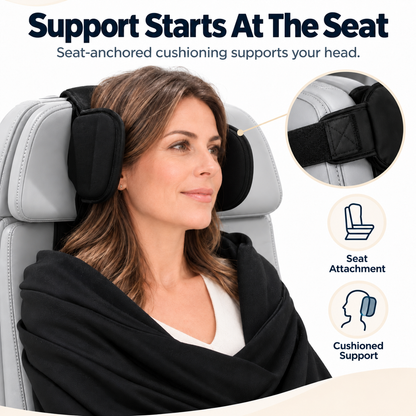 Travel Pillow Set That Stops Head Drop