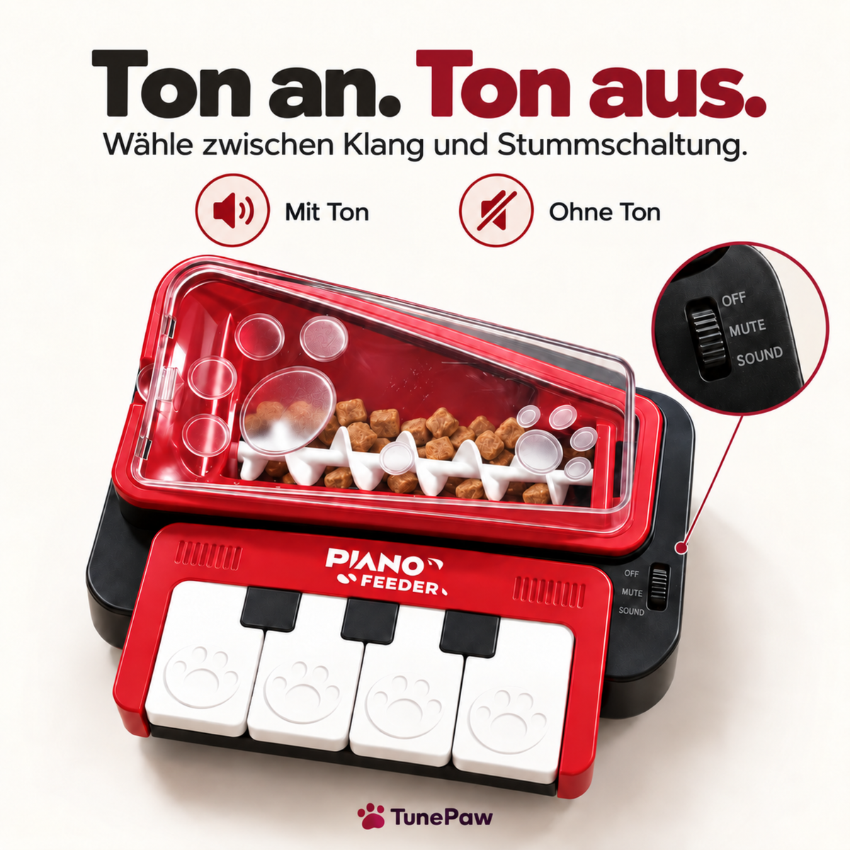 Leckerli-Klavier, das Hund & Katze beschäftigt