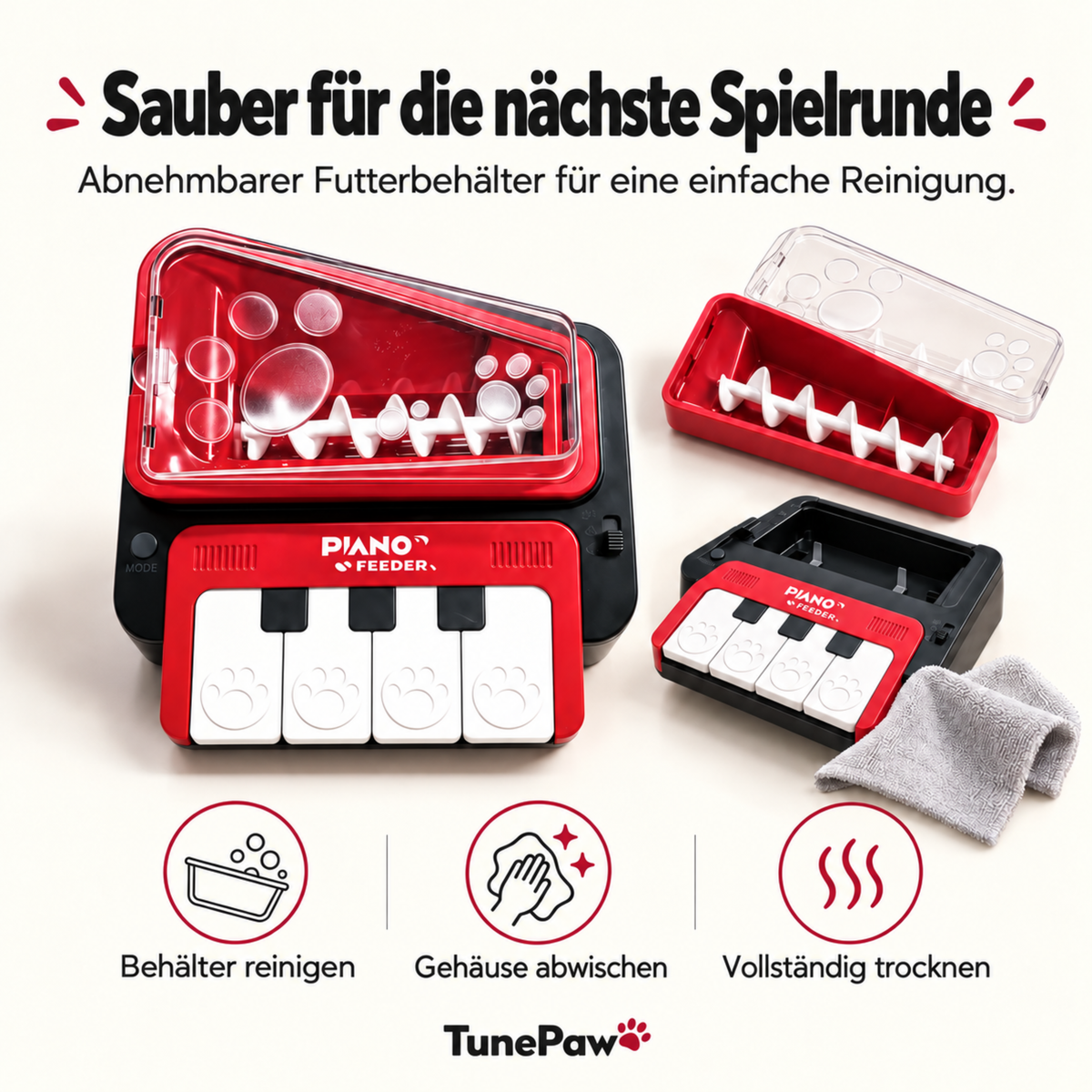 Leckerli-Klavier, das Hund & Katze beschäftigt